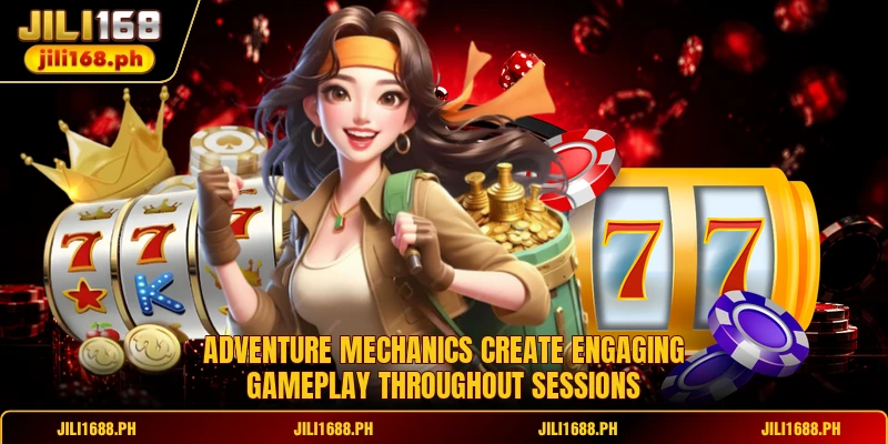 Adventure mechanics create engaging gameplay throughout sessions