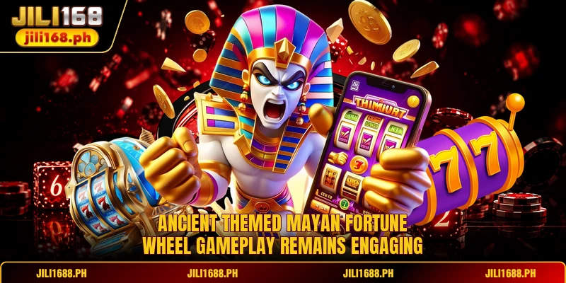 Ancient themed Mayan Fortune Wheel gameplay remains engaging