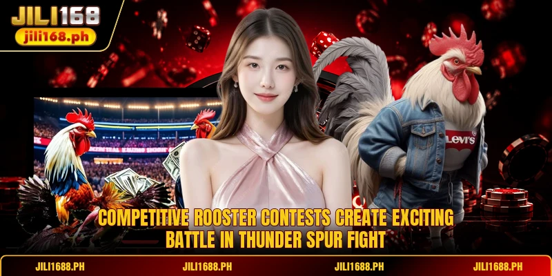 Competitive rooster contests create exciting battle in Thunder Spur Fight