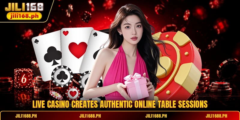 Live casino creates authentic online table sessions