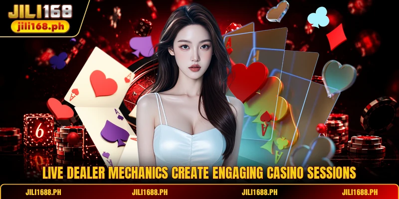 Live dealer mechanics create engaging casino sessions