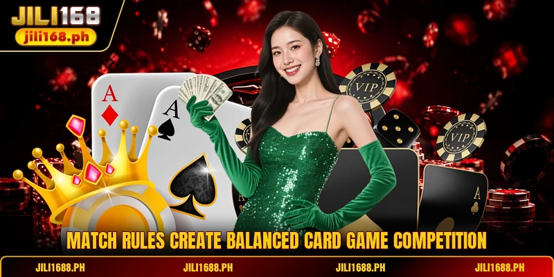 Match rules create balanced card game competition