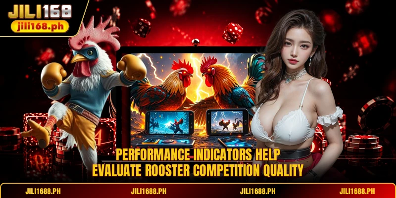 Performance indicators help evaluate rooster competition quality