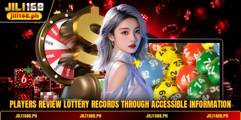 Players review lottery records through accessible information