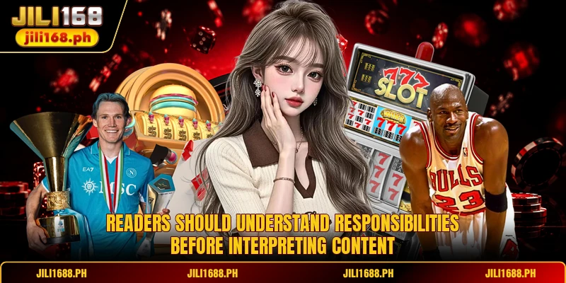 Disclaimer - Important Terms Governing Platform Information 3 Readers should understand responsibilities before interpreting content
