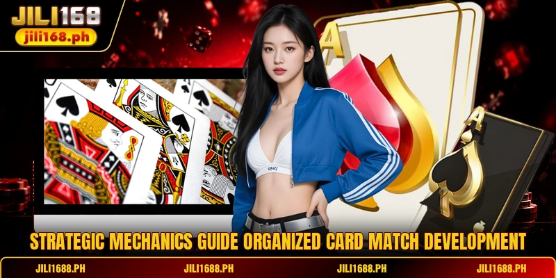Strategic mechanics guide organized card match development