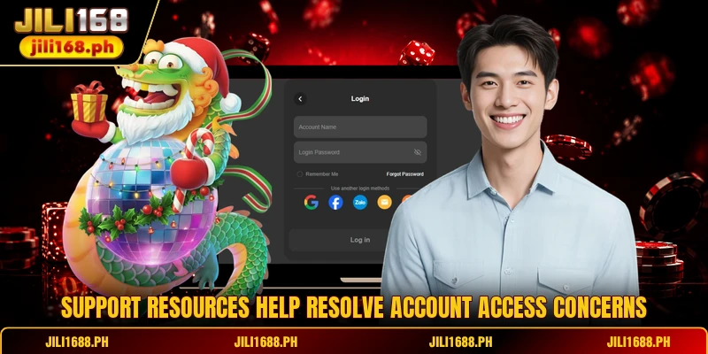 Support resources help resolve account access concerns